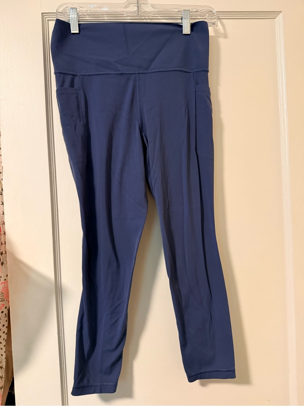 Athleta Navy High-Rise Performance Leggings with Pocket